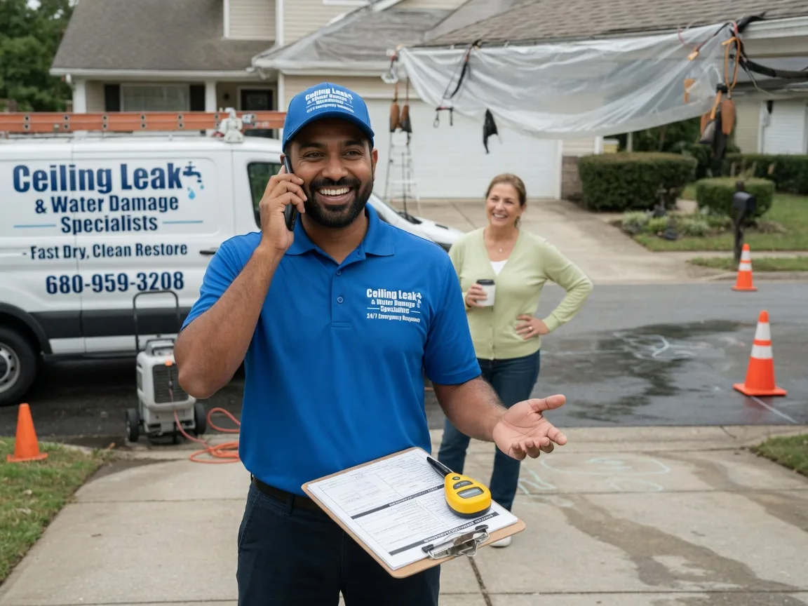 Ceiling Leak Cleanup Bear Creek, PA FAQs